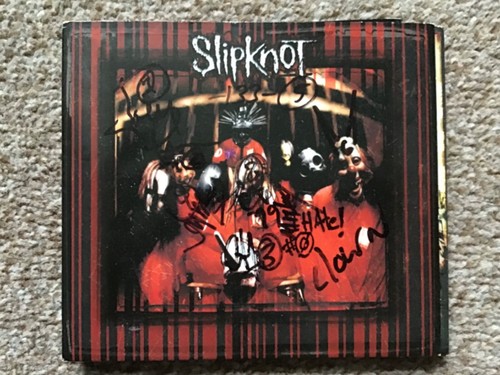 Slipknot autographed 1999 - slipknot,