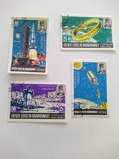 South Arabia Stamp Qu’aiti State in Hadhramaut  Space CTO