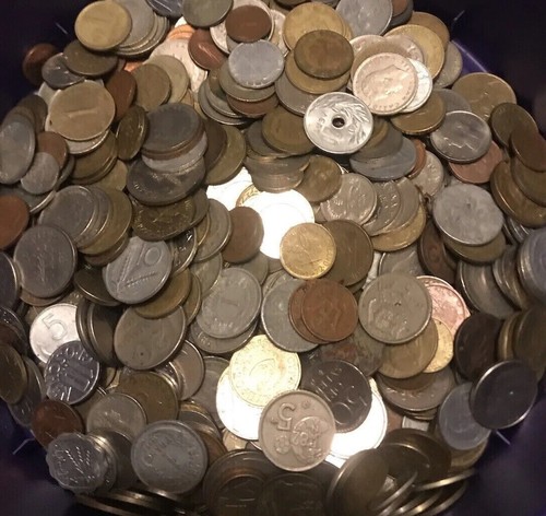 Kilo mixed world coins - kilo,