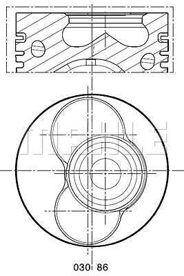 030 mahle piston - 030,