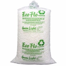 15, 30, 45, 60, 90 CUBIC FOOT OF ECO FLO LOOSE FILL PACKING PEANUTS TOP QUALITY