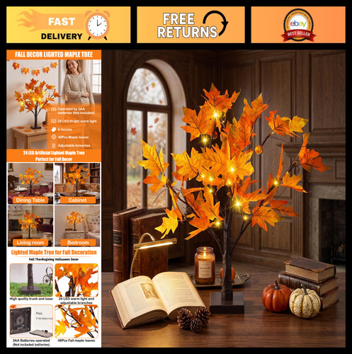Led maple tree with 6 - maple,