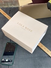 Lola Rose Set of one Treasures Jewellery Boxes Blue Marble Pattern Brand New