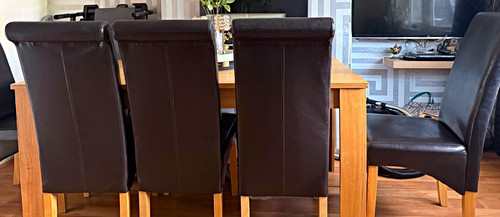 Faux leather upholstered - leather,