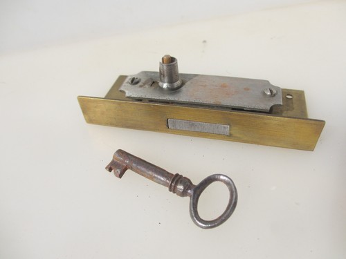 Antique brass cabinet lever - cabinet,