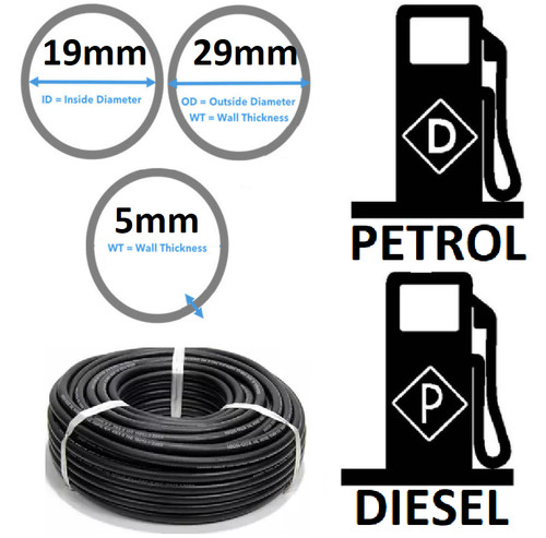 19mm 29mm rubber fuel - 19mm,