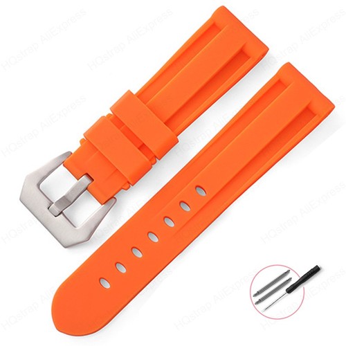 Watch strap silicone - silicone, big