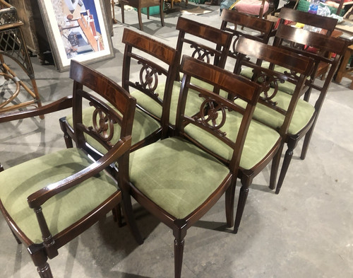 Set reproduction mahogany - reproduction,