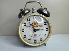 Vintage Soviet Alarm Clock