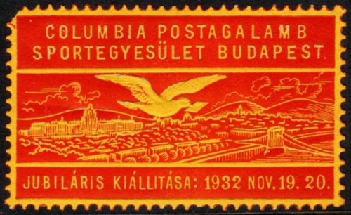 1932 hungary poster stamp - 1932,