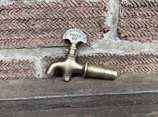 Vintage Solid Brass Small 4” Carbon Filter Co Beer Barrel Keg Tap Spigot Pub Bar
