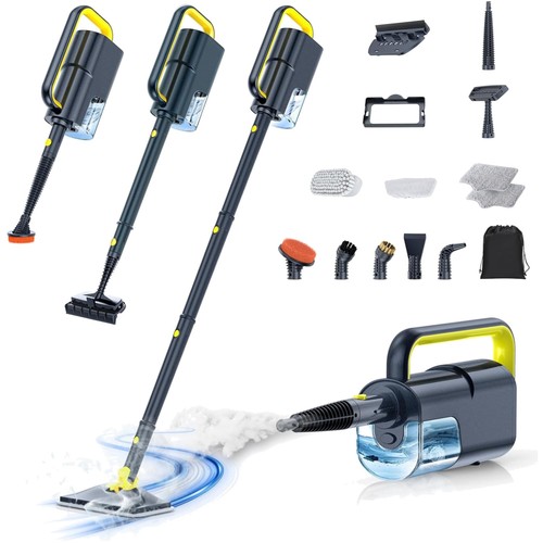 Steam mop with - 10-in-1,