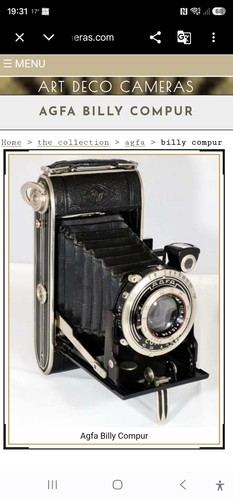 Agfa billy folding camera - billy,