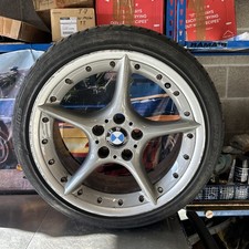 BMW Z4 E85 E86 03-08 18" REAR BBS ALLOY WHEEL WITH 225 40 18 TYRE Z3