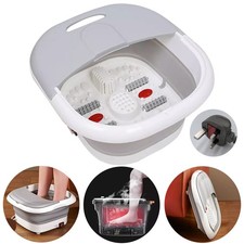 Electric Infrared Foot Massager Wet Bath Spa Relax Therapy Pedicure Soothing New