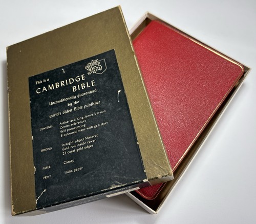 Vintage holy bible cambridge - holy, bible,