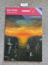 Bus Timetable, Weymouth Winter, November 2017. (Item 415)