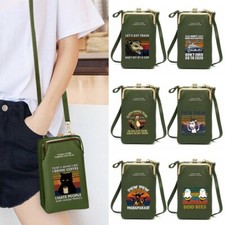 Printed Mobile Phone Bags Wallet Handbag Women Purses Shoulder Strap Bag