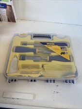 Irwin Marples MS500 6 Piece Wood Chisel, Stone,Case damaged incomplete