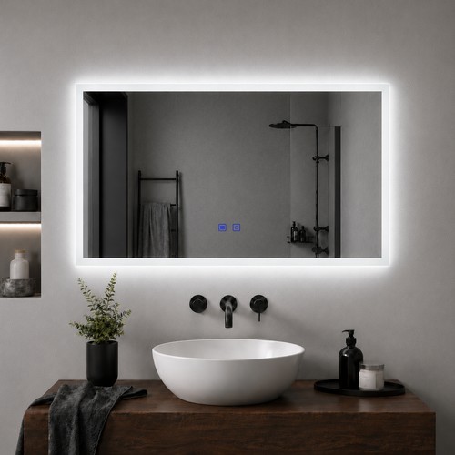 Led bathroom mirror - mirror, with