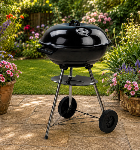 Outdoor black kettle bbq - outdoor,