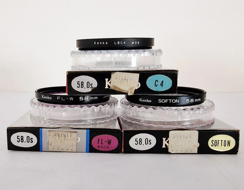 Joblot 58mm filters qty - qty, 3