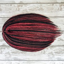 Black Burgundy Red Dreadlock