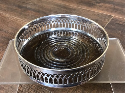Vintage silver plated wine - vintage,