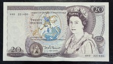 Old Twenty £20 Pound Note