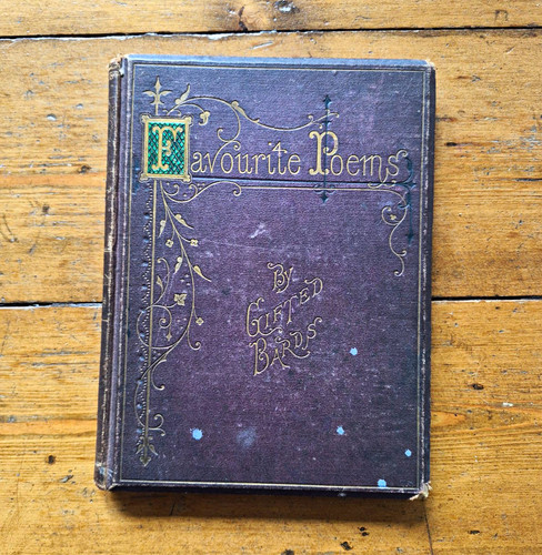 Antique book favourite poems - antique,