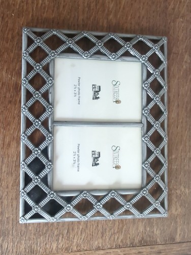 Six trees pewter photo frame - pewter,