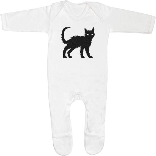 Silhouette scary cat - scary, baby
