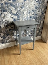 IKEA Hemnes Bedside Table With Drawer Grey