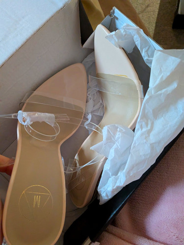 Missguided beige clear strap - missguided,