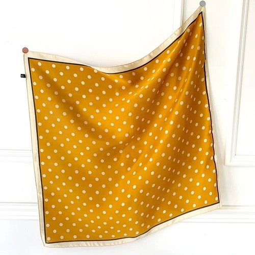 Square satin silk scarves - silk,