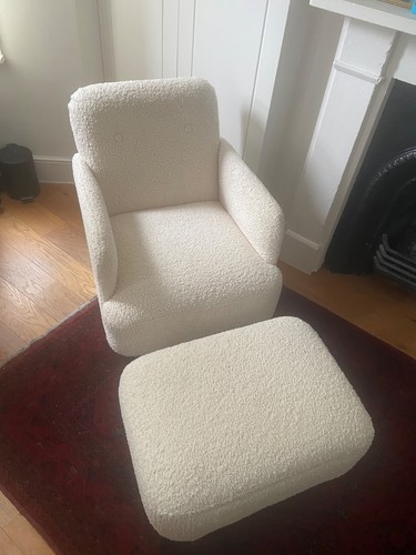 Habitat arm chair with foot - arm,