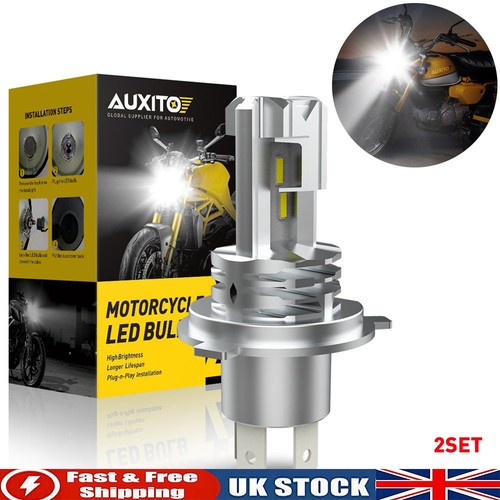 Auxito 4pcs led - h4, motorcycle