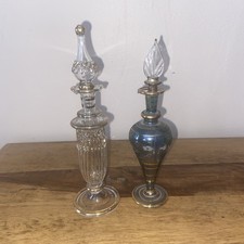 Two Vintage Art Glass Perfume