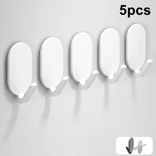 Strong wall hooks - 5x, self