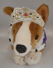 Keel Toys 30cm Corgi with Cape & Crown A22 G126