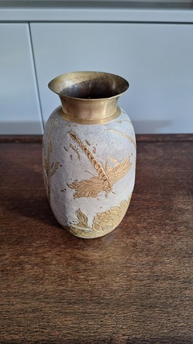 Old indian brass vase - indian,