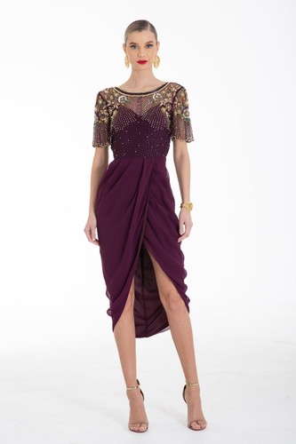 Virgos denise embellished midi - embellished,