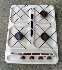 Vintage Cramer Caravan Motorhome Camper Van Gas Cooker Hob Top 3 Buner & Grill
