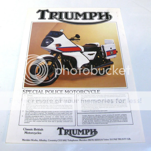 Triumph special police tsx4 - special, &