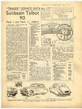 SUNBEAM TALBOT 90 Mk1 Mk2