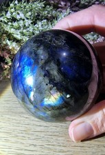 Labradorite crystal sphere - labradorite,