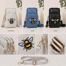 Womens Bee Crossbody Phone Bag