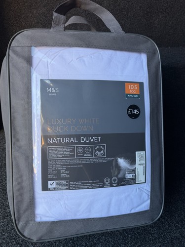 Home luxury white duck - m&s,