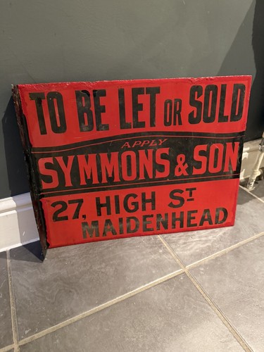 Vintage double sided enamel - vintage,