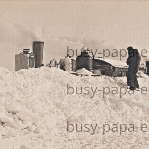 1909 rppc snow plow stuck - 1909,